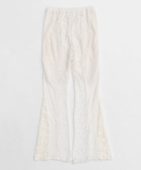 【25SPRING PRE-ORDER】Lace Fabric Flare Pants