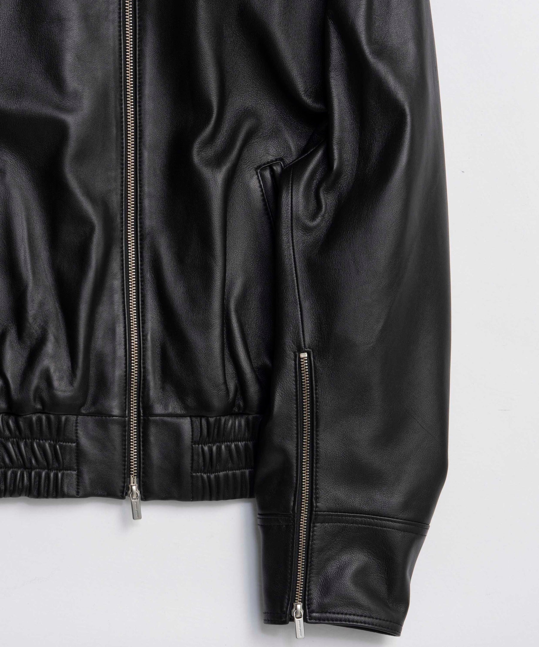 Real Leather Zip Blouson