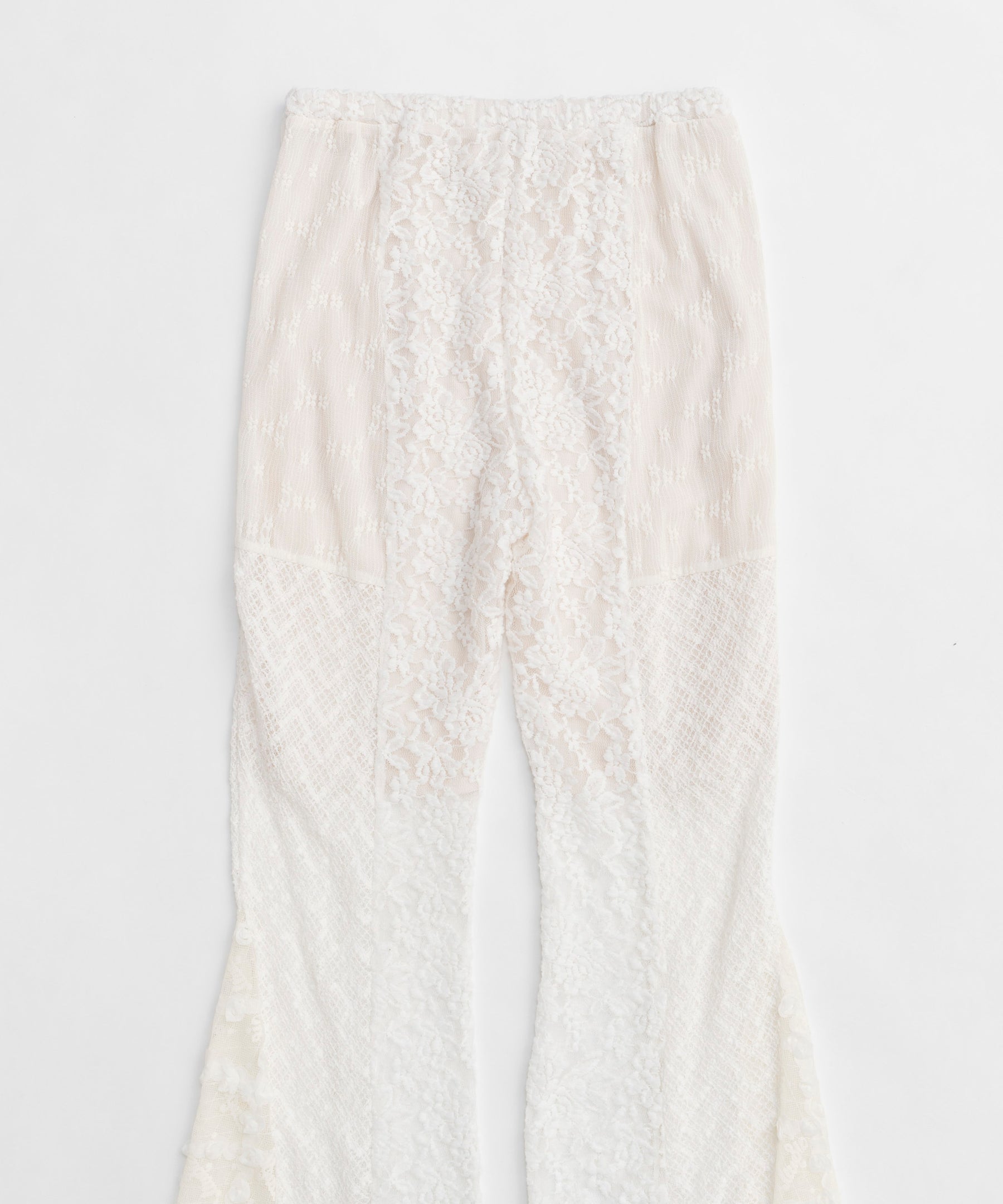 【25SPRING PRE-ORDER】Lace Fabric Flare Pants