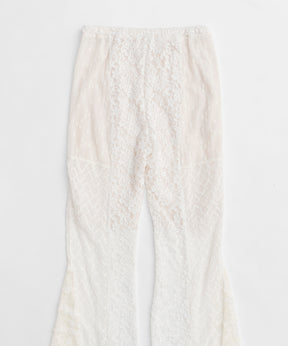 【25SPRING PRE-ORDER】Lace Fabric Flare Pants