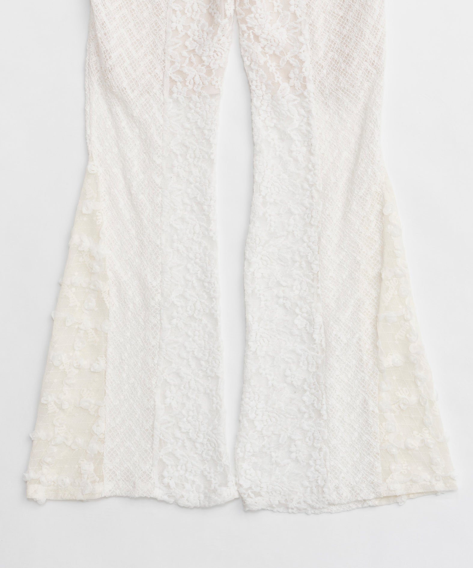 【25SPRING PRE-ORDER】Lace Fabric Flare Pants