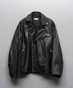 [24AW Pre-Order] Sheep Leather Prime-Over Double Rider Jacket