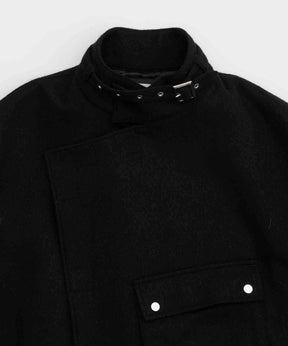 [SALE] Motor-Cycle Prime-Over Wool Belted Jacket