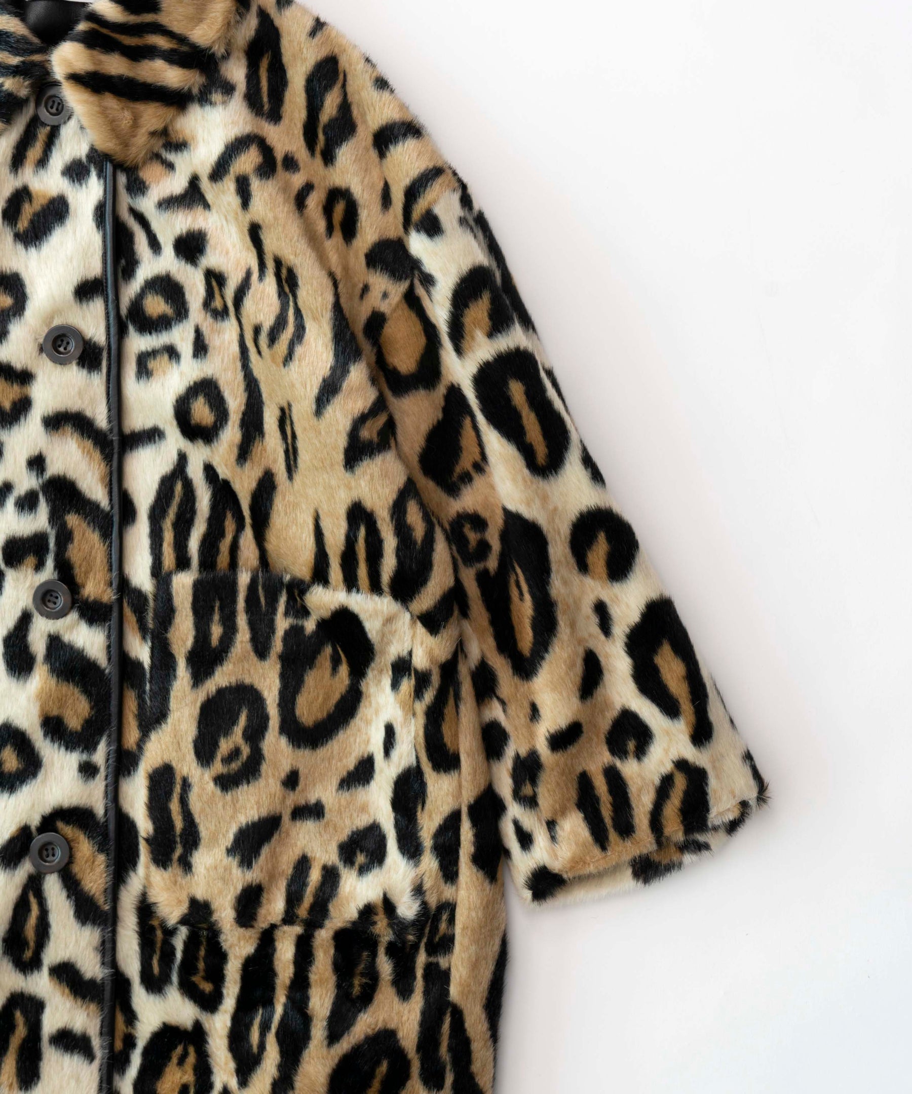 アウトレット特売中 【美品】MSGM Leopard printFurCoatレオパード