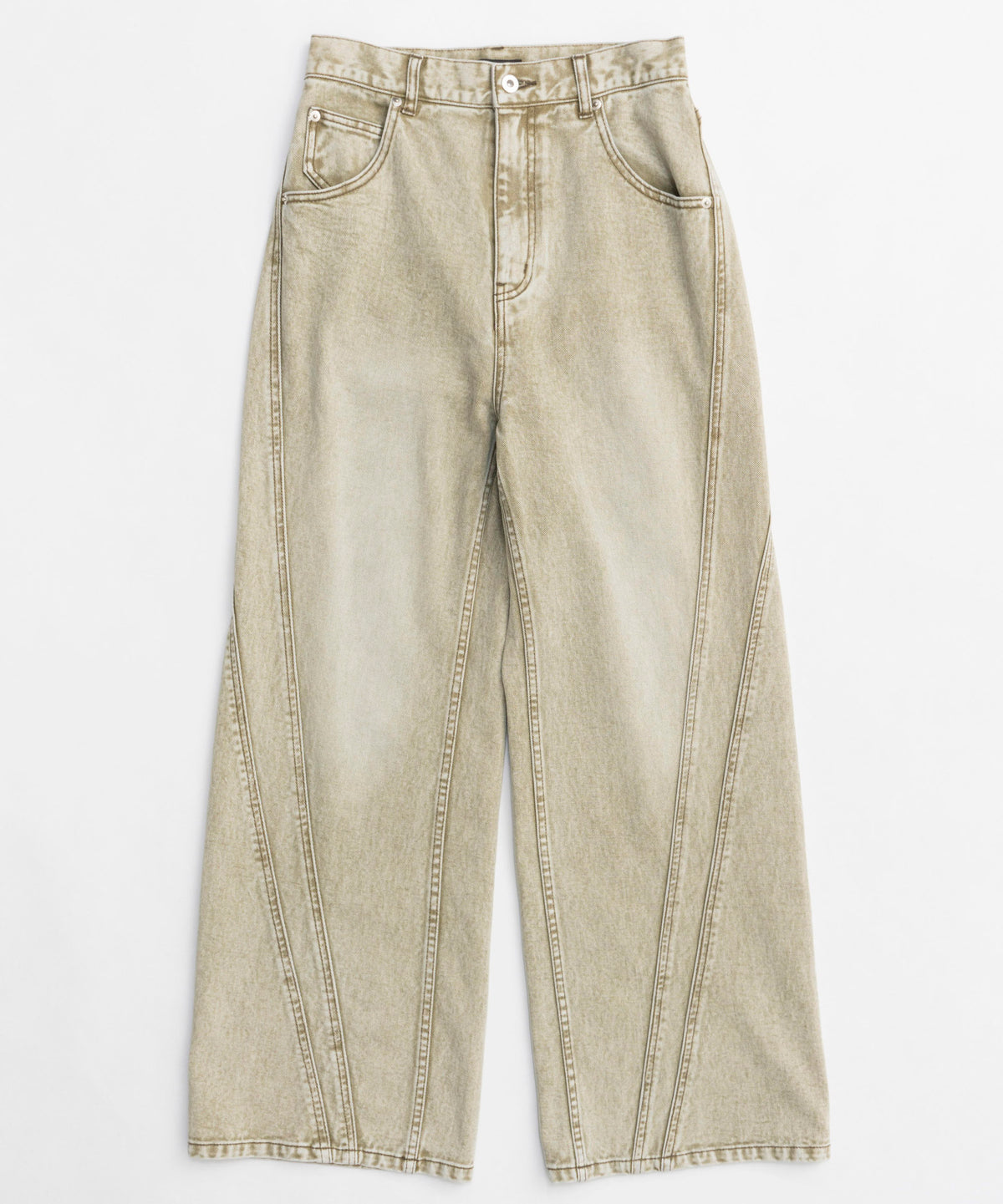 【25SPRING PRE-ORDER】Wide Straight Colored Denim Pants