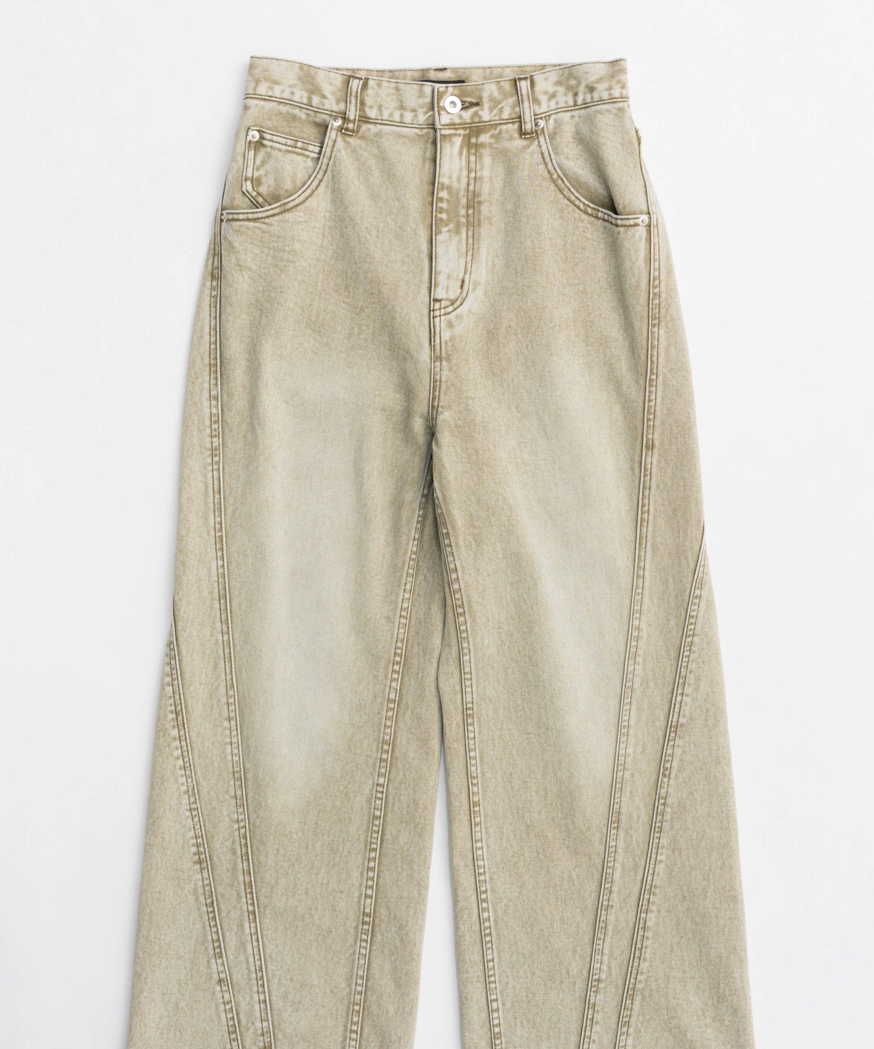 【25SPRING PRE-ORDER】Wide Straight Colored Denim Pants