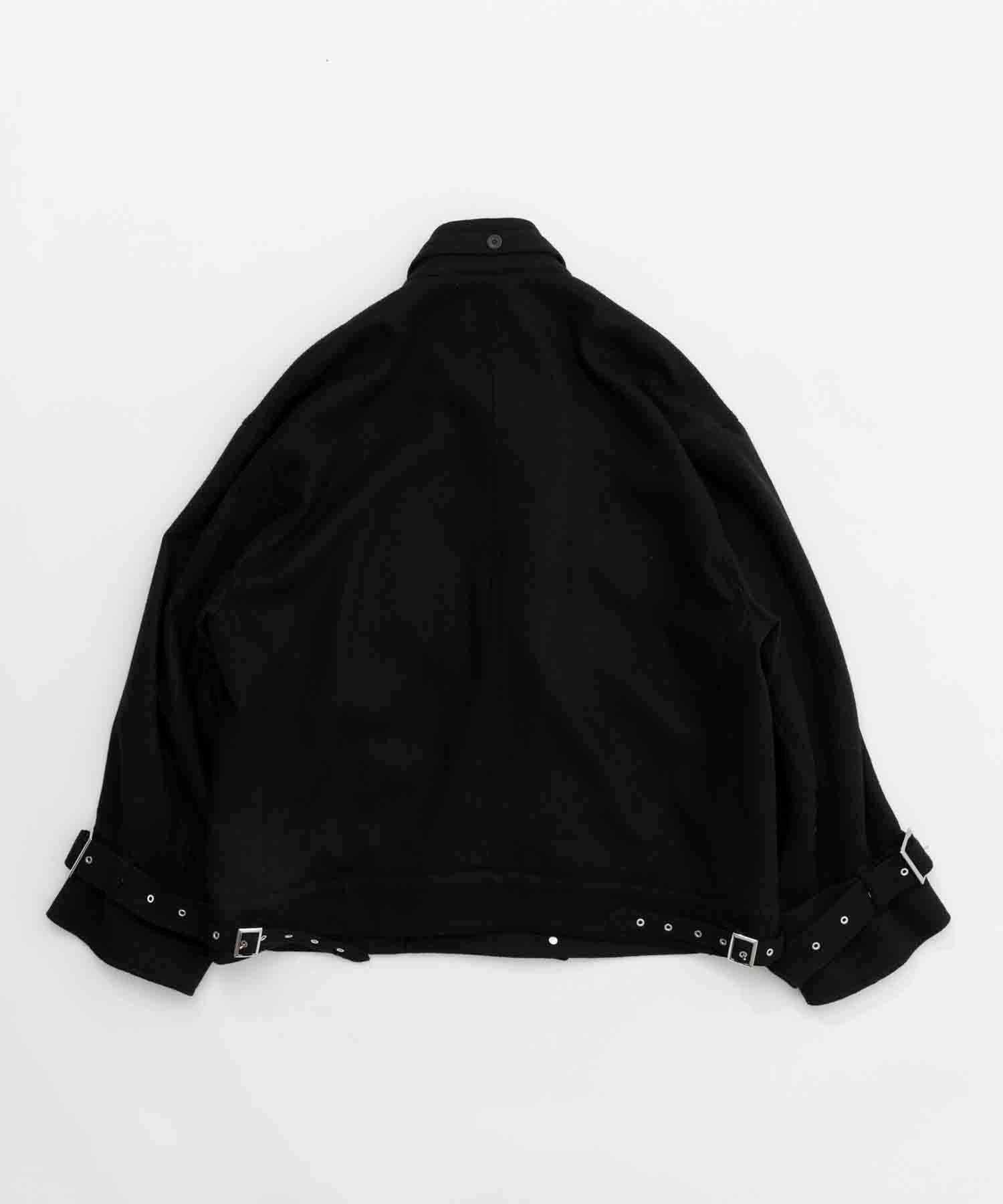 【SALE】Motor-Cycle Prime-Over Wool Belted Jacket