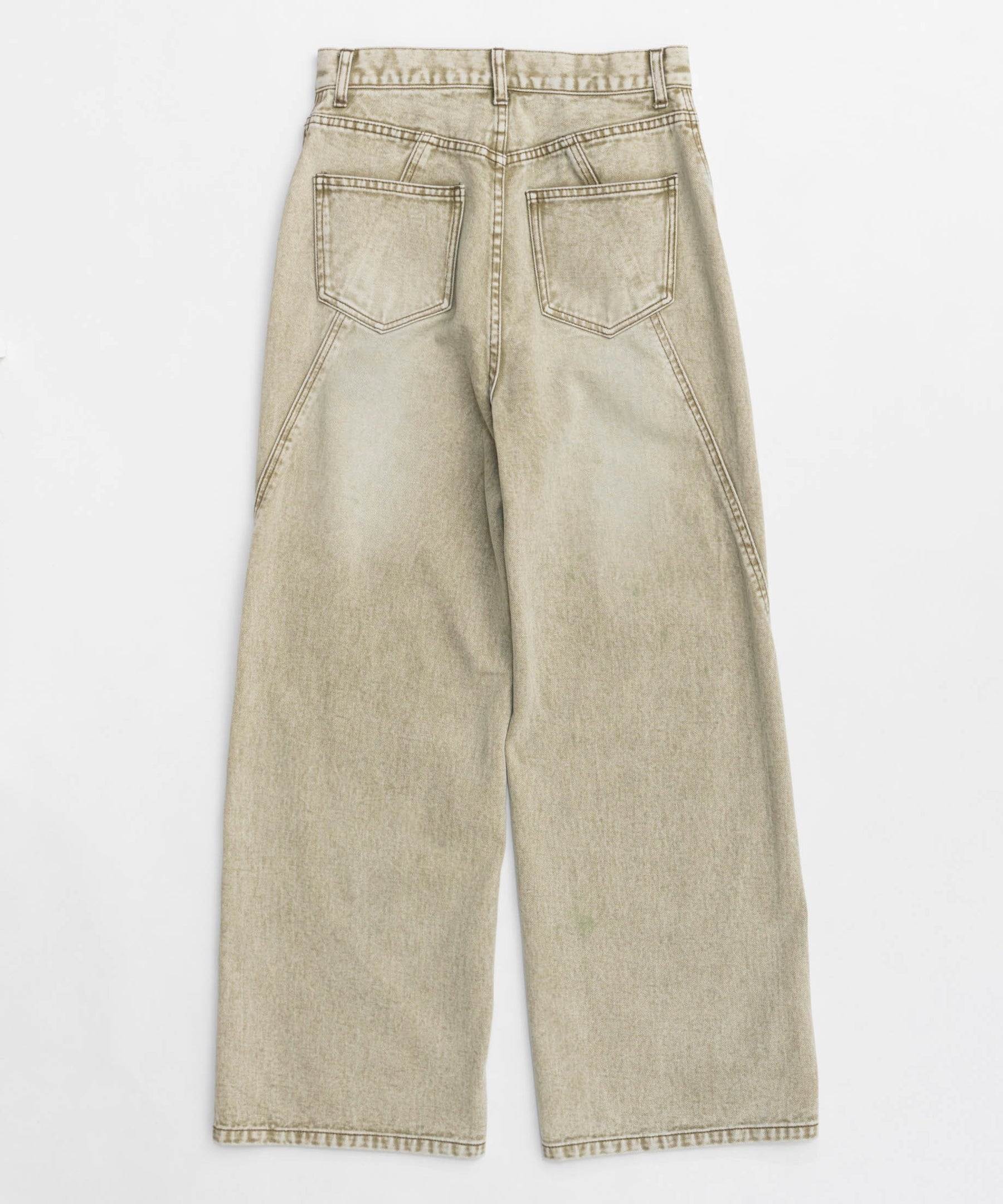 【25SPRING PRE-ORDER】Wide Straight Colored Denim Pants