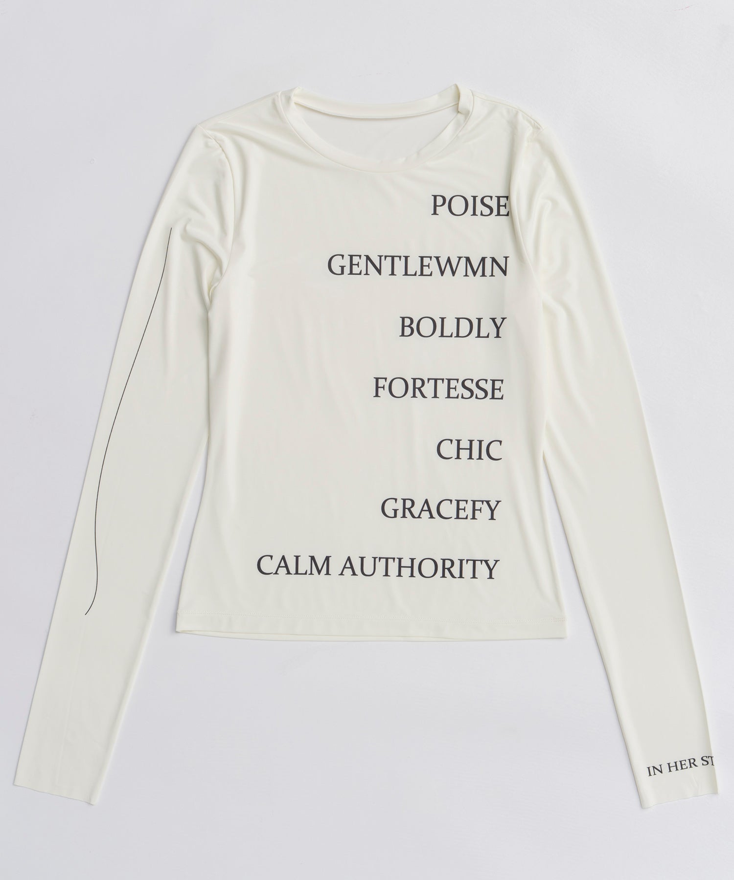 [26SPRING PRE-ORDER] Logo Sheer Top