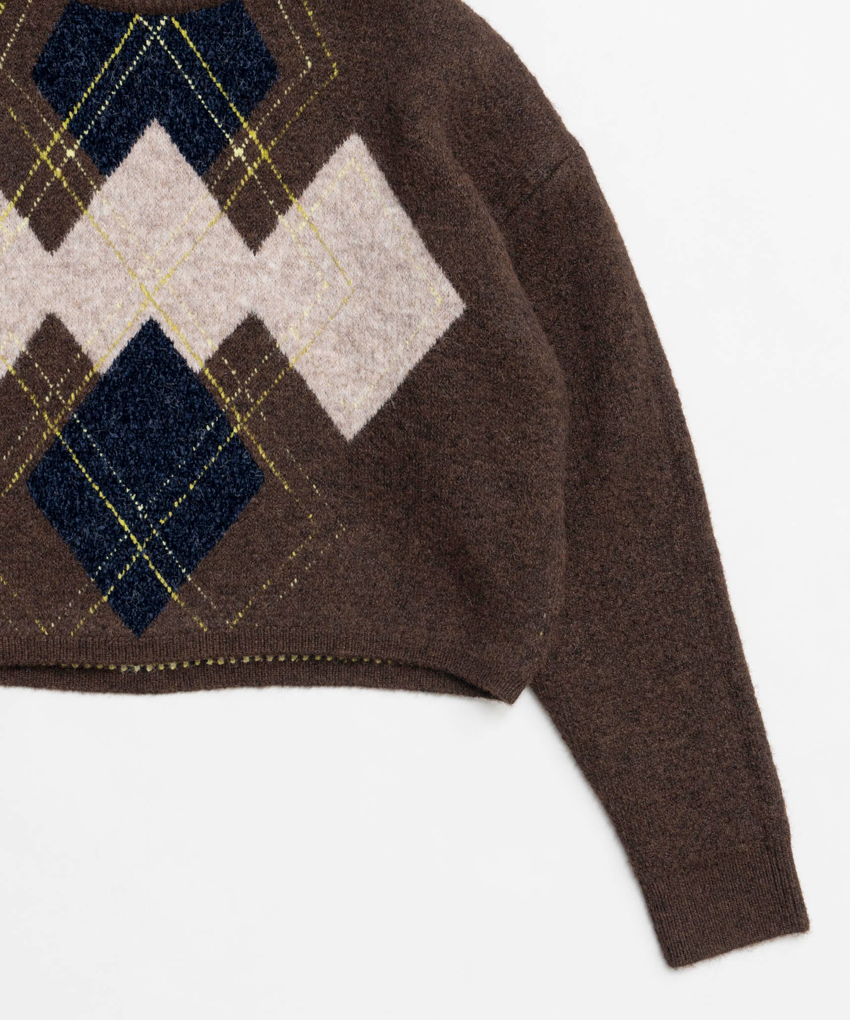 【24WINTER PRE-ORDER】Argyle Knit Tops