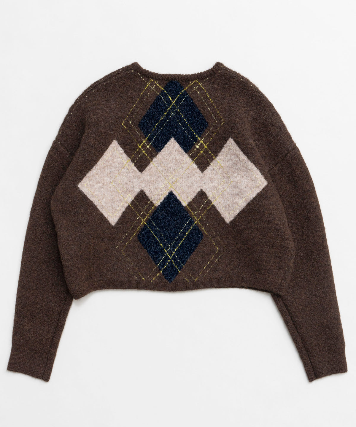 【24WINTER PRE-ORDER】Argyle Knit Tops