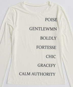 [26SPRING PRE-ORDER] Logo Sheer Top