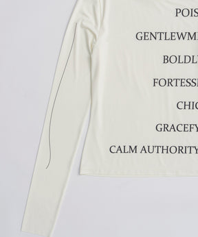 [26SPRING PRE-ORDER] Logo Sheer Top