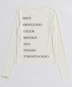 [26SPRING PRE-ORDER] Logo Sheer Top