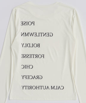 [26SPRING PRE-ORDER] Logo Sheer Top