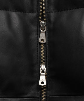 [24AW Pre-Order] Sheep Leather Prime-Over Single Rider Collaled Jacket