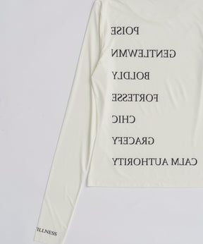 [26SPRING PRE-ORDER] Logo Sheer Top