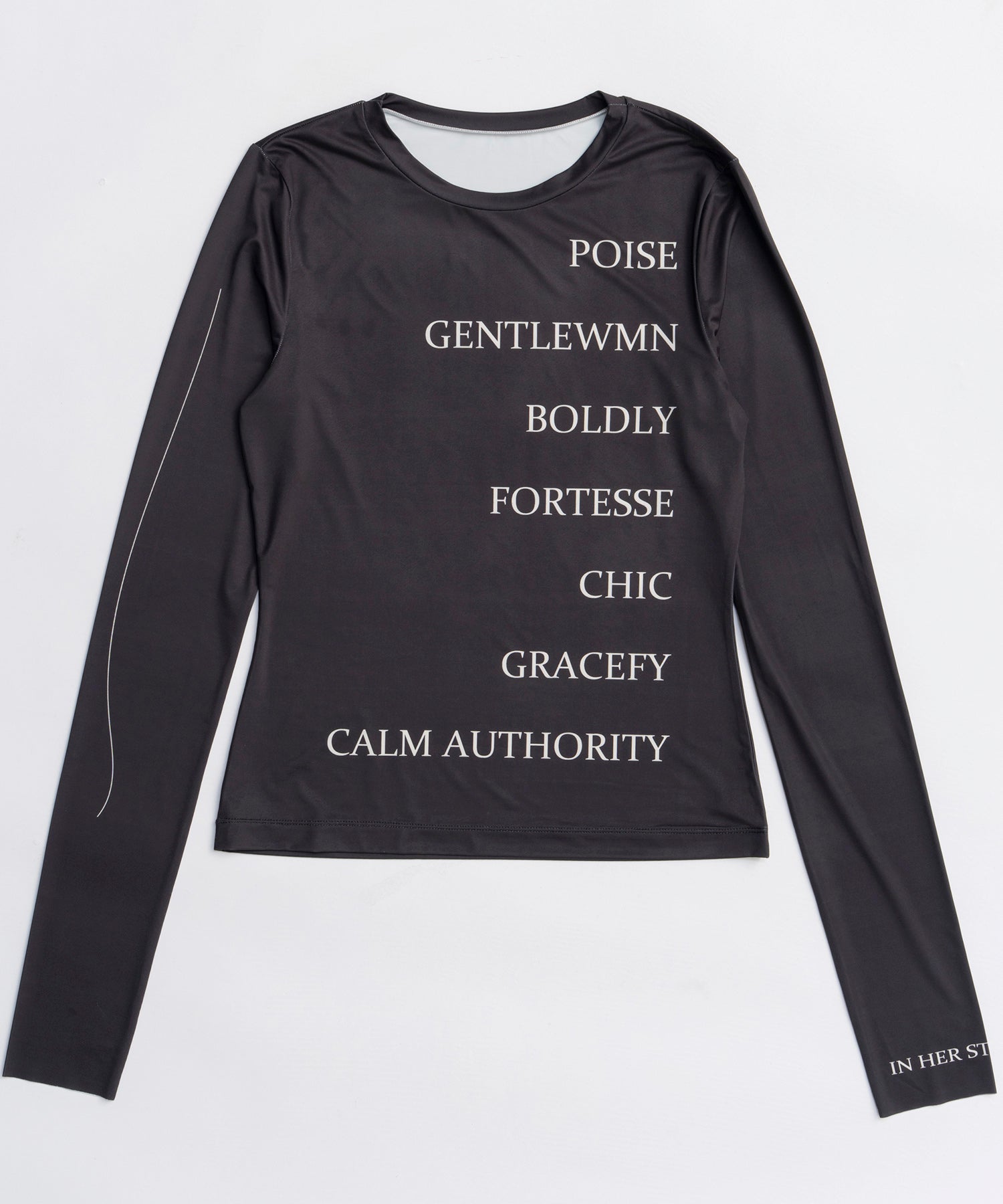 [26SPRING PRE-ORDER] Logo Sheer Top