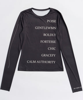 [26SPRING PRE-ORDER] Logo Sheer Top