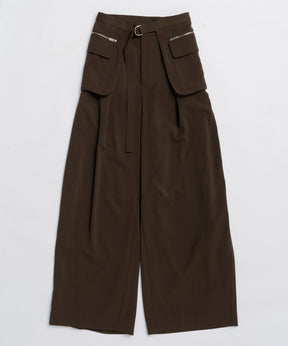 [25WINTER PRE-ORDER] Pocket Belt Double Cross Pants