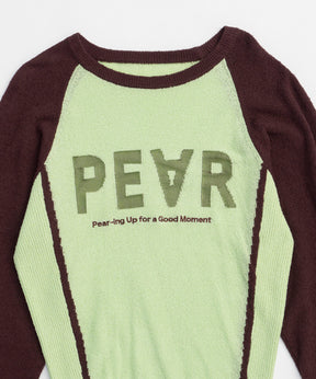 【25SPRING PRE-ORDER】PEAR Logo Knit Tops