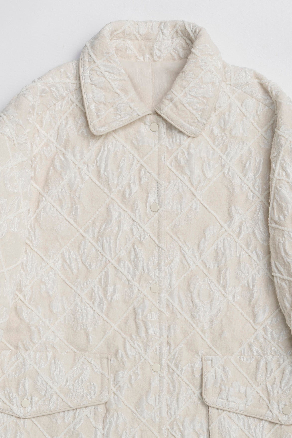 [25WINTER PRE-ORDER] Multi Fabric Mole Quilted Blouson