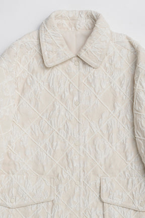 [25WINTER PRE-ORDER] Multi Fabric Mole Quilted Blouson