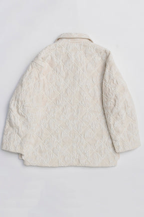 [25WINTER PRE-ORDER] Multi Fabric Mole Quilted Blouson
