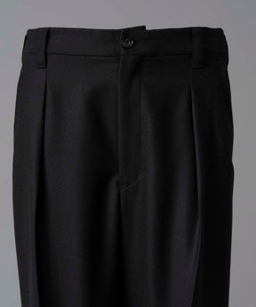 [Italian Dead Stock Fabric] ONE-TUCK WIDE PANTS (Copy)