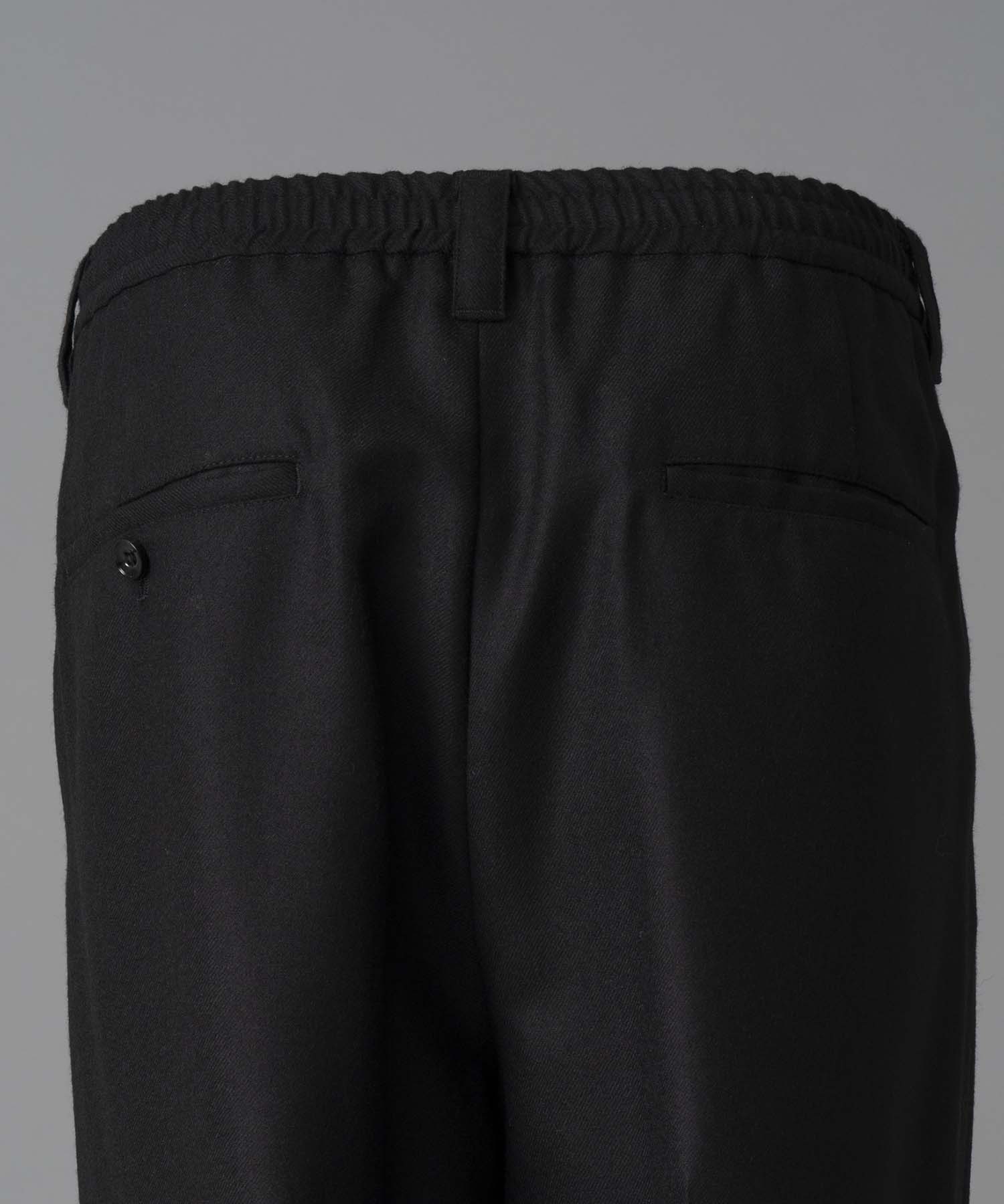 [Italian Dead Stock Fabric] ONE-TUCK WIDE PANTS (Copy)