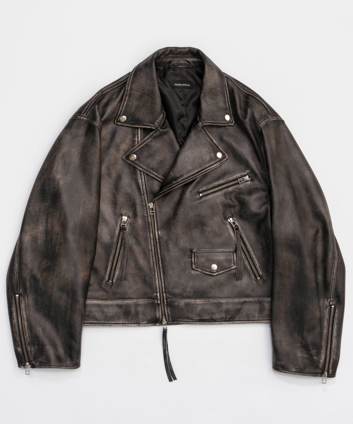 【24AUTUMN  PRE-ORDER】Leather Riders Jacket