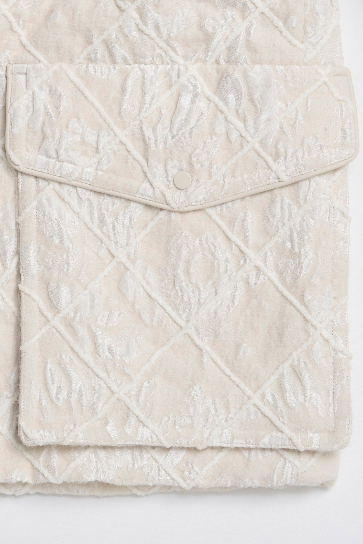 [25WINTER PRE-ORDER] Multi Fabric Mole Quilted Blouson