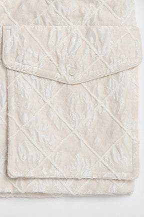 [25WINTER PRE-ORDER] Multi Fabric Mole Quilted Blouson