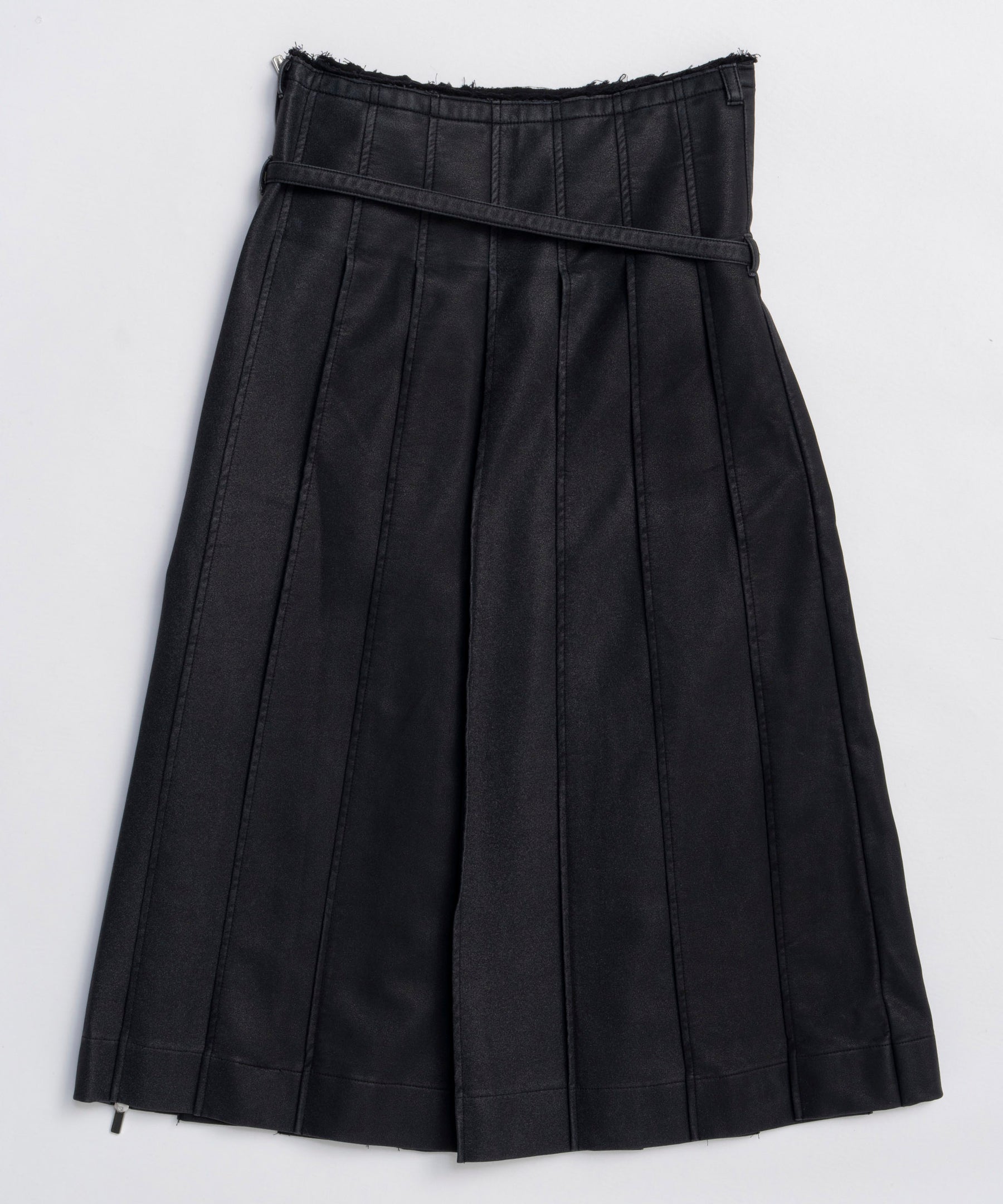 [25Winter预购]素食皮革中长裙