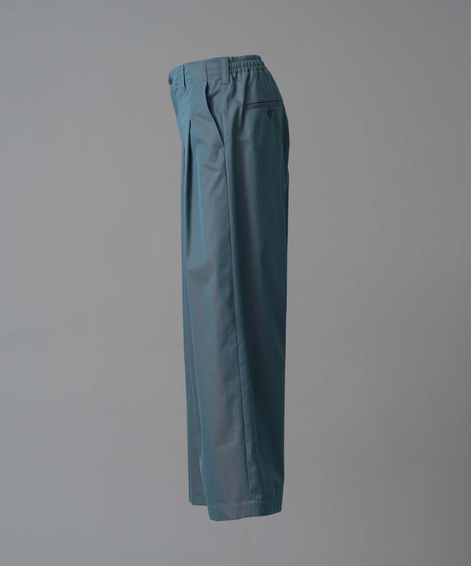 120/2/2/2/2/2/Suvin Cotton Gabardine Prime-Wide Tuo Tucks 바지