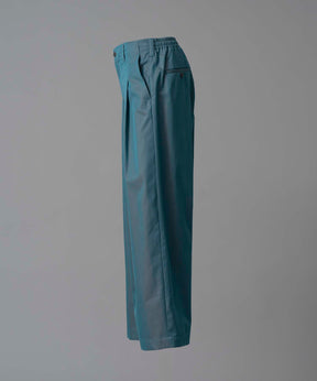 120/2/2/2/2/2/SUVIN COTTON GABARDINE PRIME-WIDE TUO TUCKS PANTS