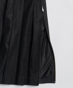 [25Winter预购]素食皮革中长裙