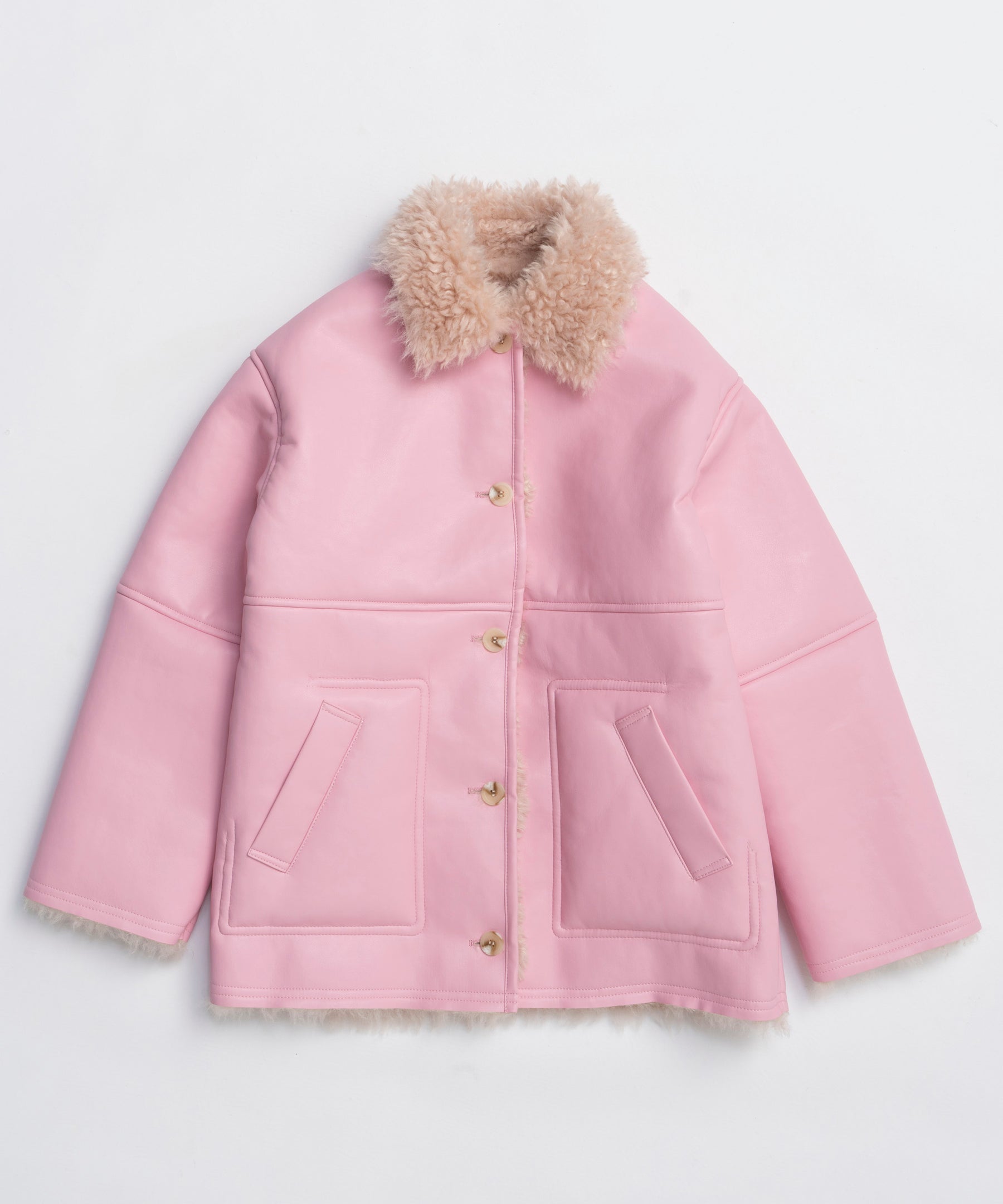 [25WINTER PRE-ORDER] Reversible Mouton Coat