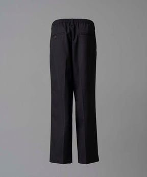 4 Colors CHAMBRAY WASHABLE WOOL PRIME-WIDE ONE TUCK PANTS