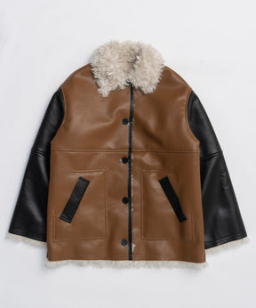 [25WINTER PRE-ORDER] Reversible Mouton Coat