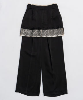 【25WINTER PRE-ORDER】Satin Skirt Pants