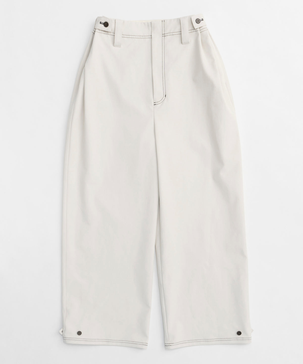 【25SPRING PRE-ORDER】Cocoon Silhouette Chino Wide Pants