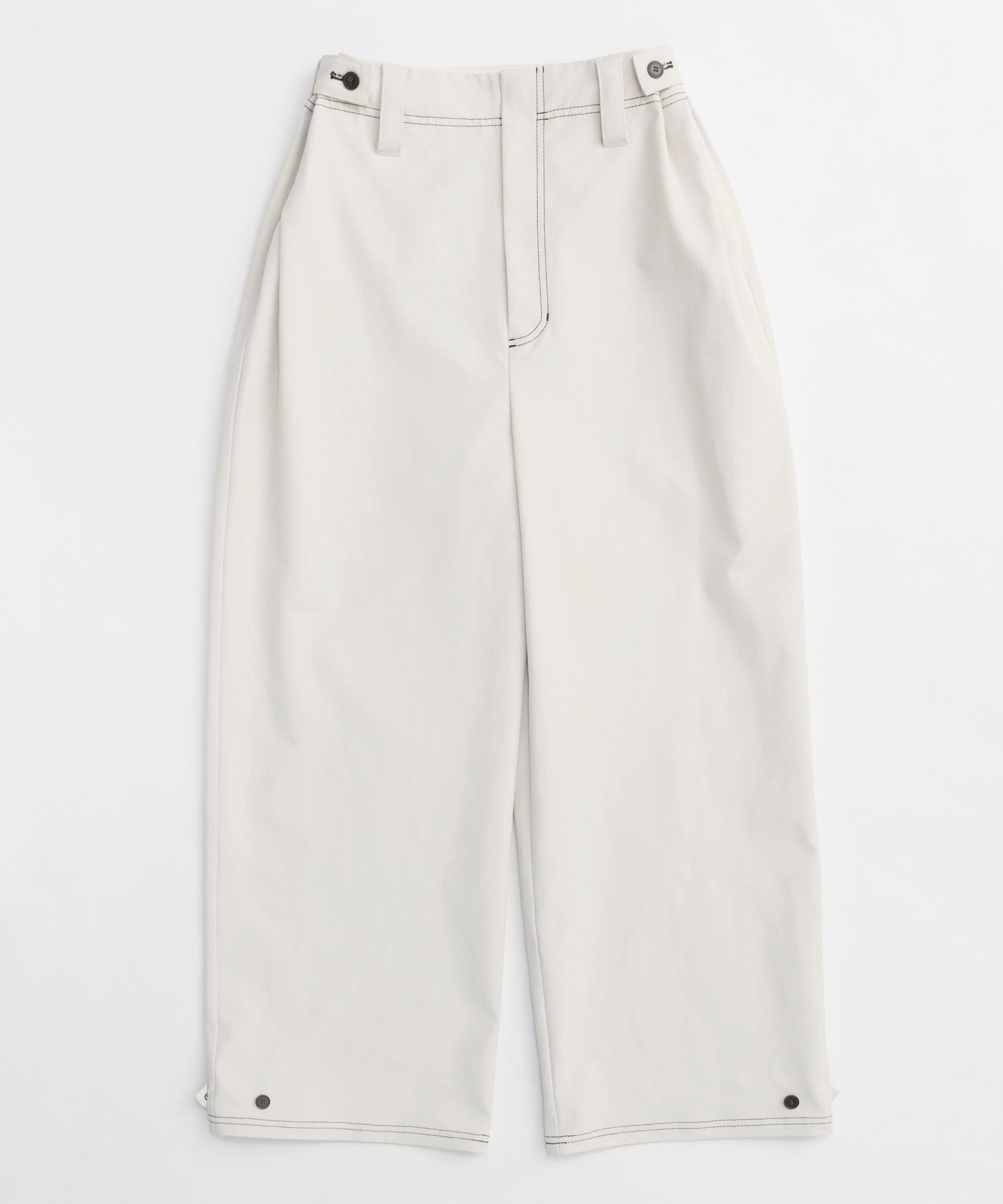 【25SPRING PRE-ORDER】Cocoon Silhouette Chino Wide Pants