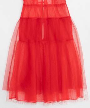 【25SPRING PRE-ORDER】Multiway Tulle Layered Dress