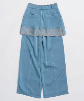 【25WINTER PRE-ORDER】Satin Skirt Pants