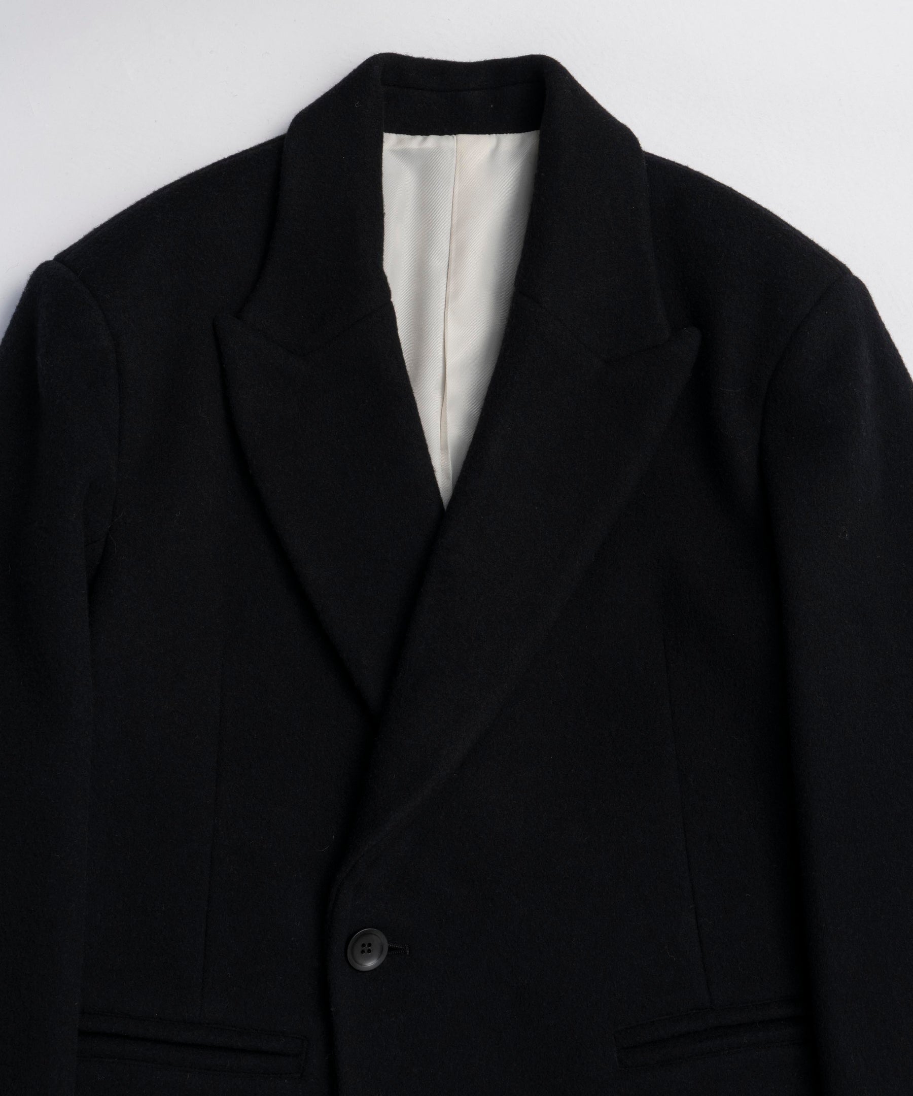 [25WINTER PRE-ORDER] Pile Melton Chester Coat