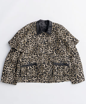 leopard Military Cape Jacket