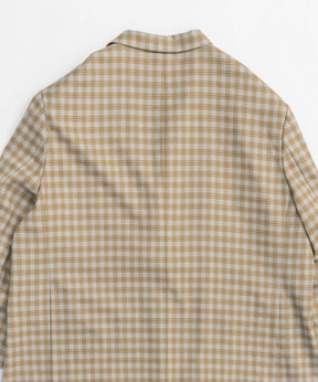 【25SPRING PRE-ORDER】Plaid Pattern Oversize Single Jacket