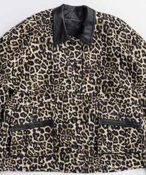 leopard Military Cape Jacket