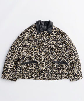 leopard Military Cape Jacket